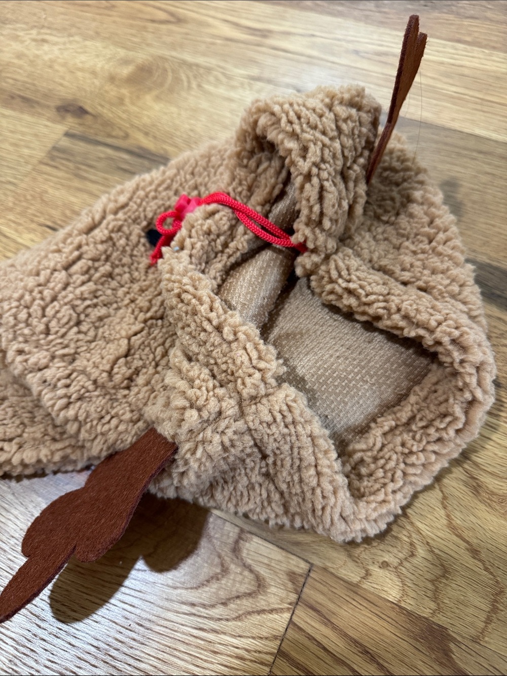 Reindeer Drawstring gift bag - Picture 3 of 3